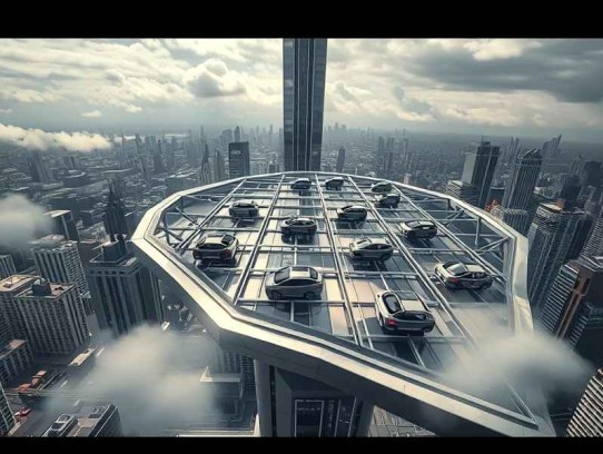 从万米高空降临.原版停车场