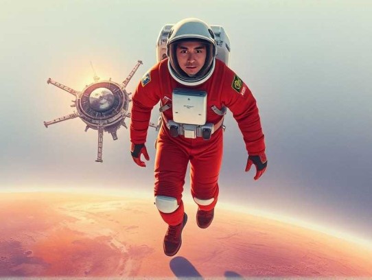 李鸣生《飞向太空港》