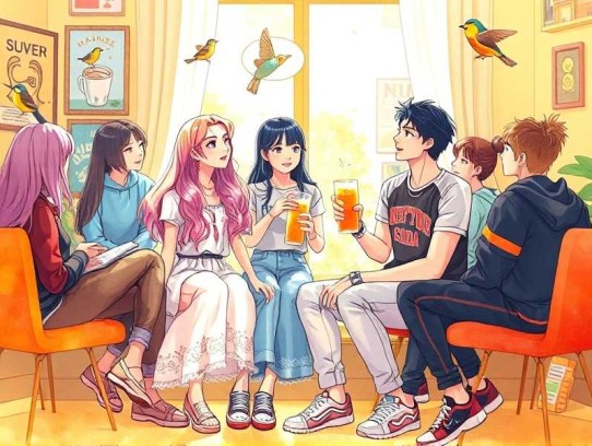 橘子汽水_酸甜暗恋x友情群像_阿司匹林著_尘萱&唐子晰领衔多人有声剧