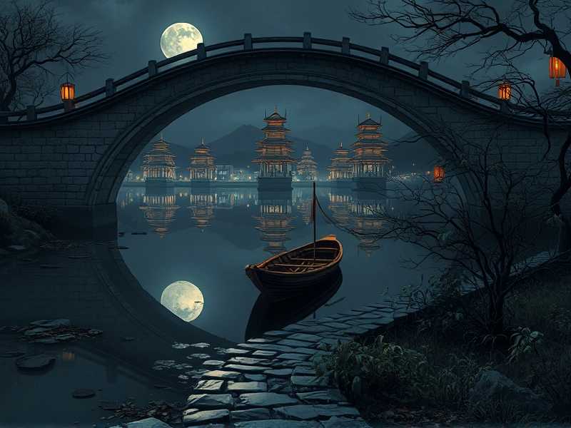 夜泊浔城