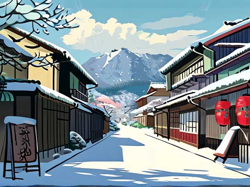 抖音走拍街景实拍下雪视频【素材中心】